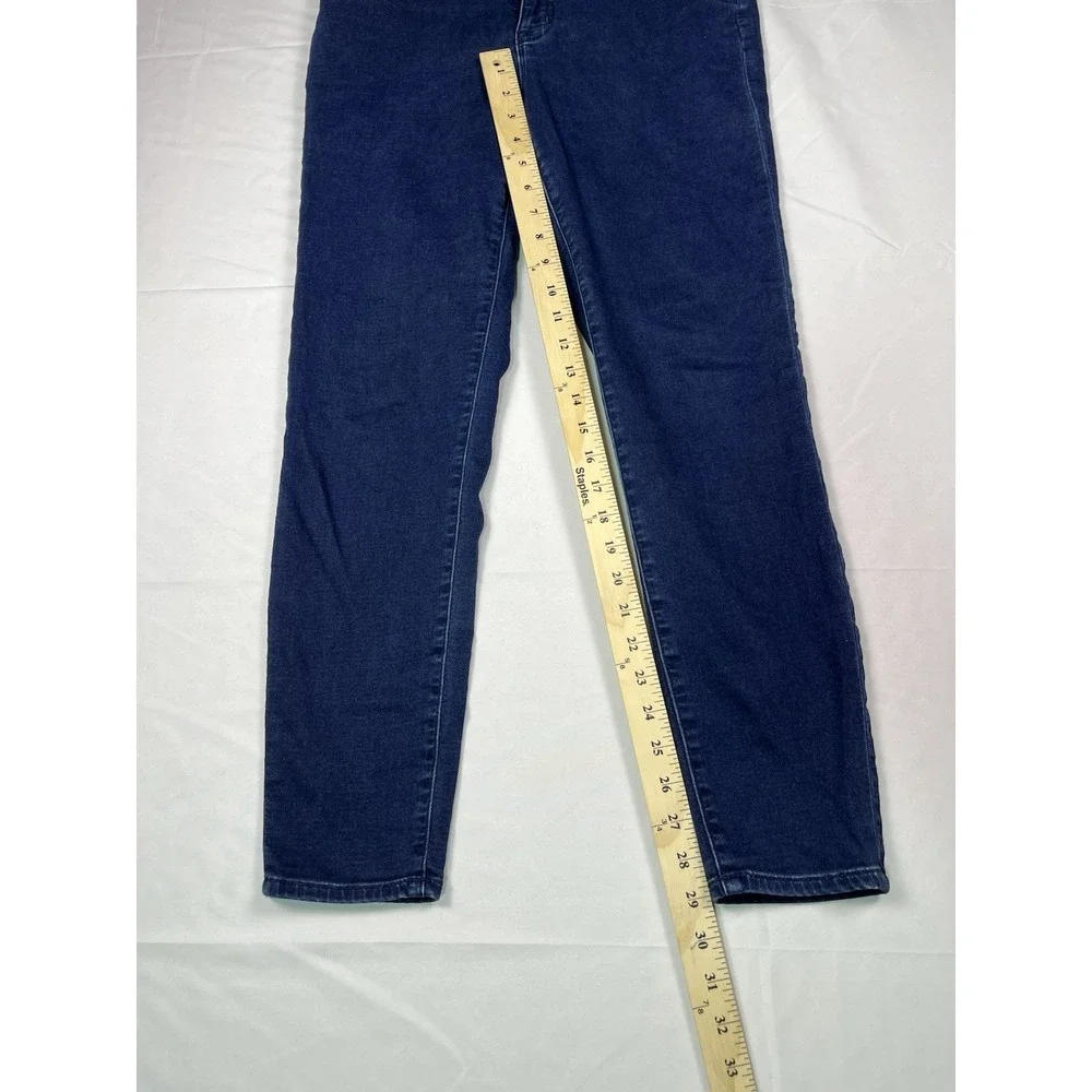 J Crew Mid-Rise Dark Wash Skinny Jeans‎ 9